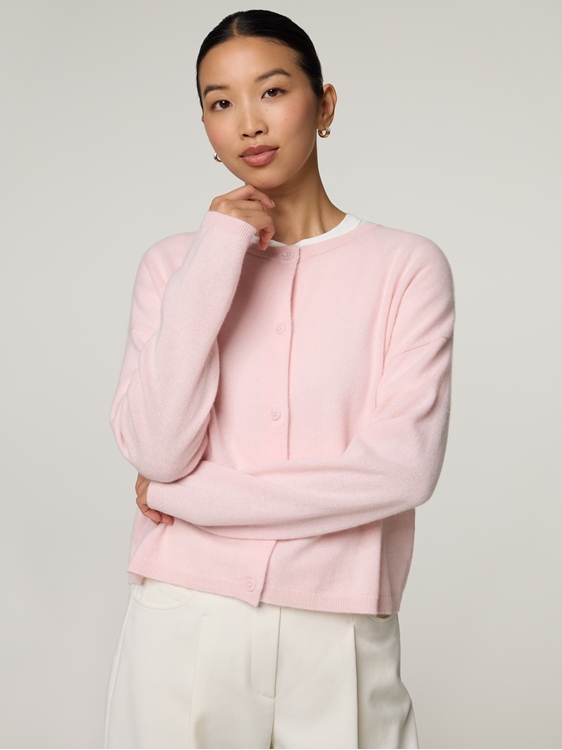 Image sur STRICKJACKE RUNDHALS KURZ