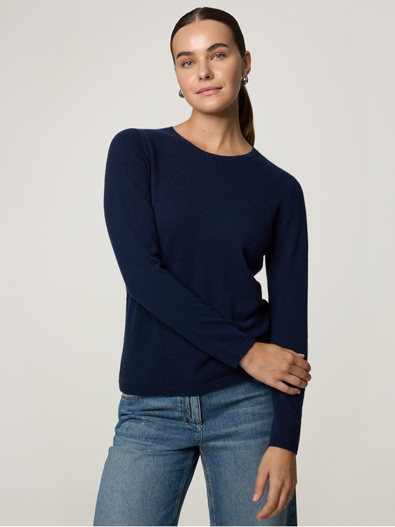 Bild von BASIC  RUNDHALSPULLI KASCHMIR