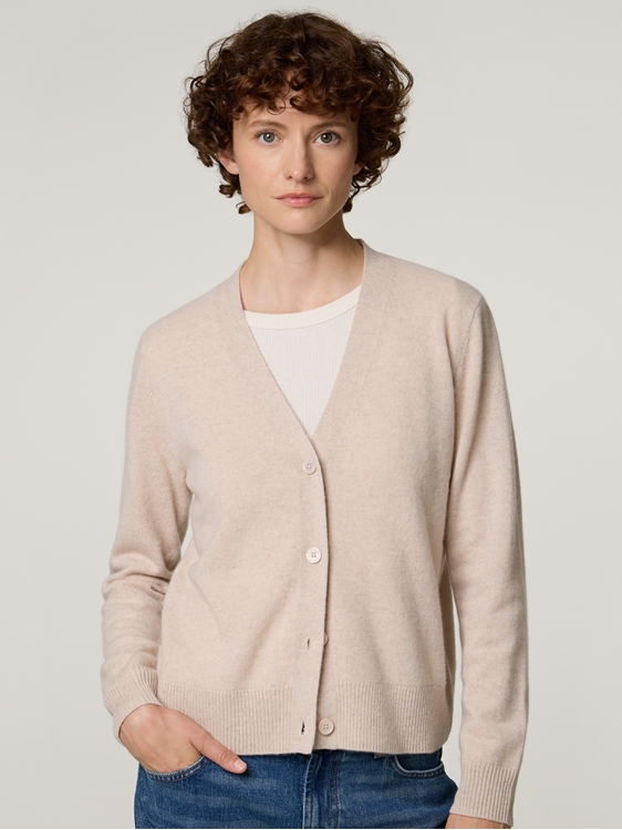 Image sur STRICKJACKE V-HALS BOXY