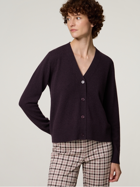 Image sur STRICKJACKE V-HALS BOXY