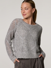 Image sur Pull en maille avec paillettes