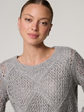 Image sur Pull en maille avec paillettes