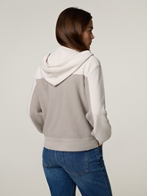 Image sur Sweat à capuche en coton tricoté