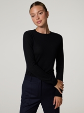 Bild von Feinstrickpullover aus Wolle