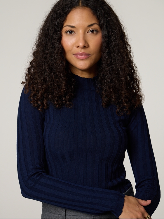 Image sur Pull en maille fine en laine