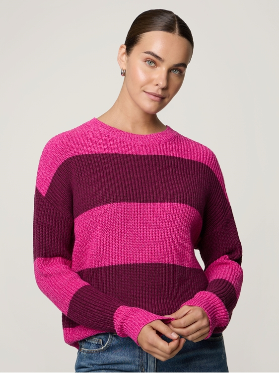 Image sur Pull en maille avec coton