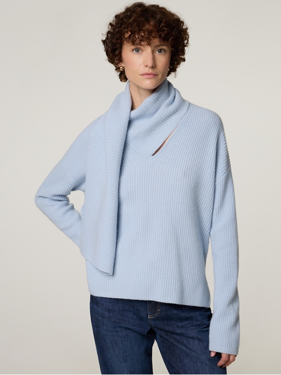 Bild von PULLI MIT INTEGRIERTEM SCHAL