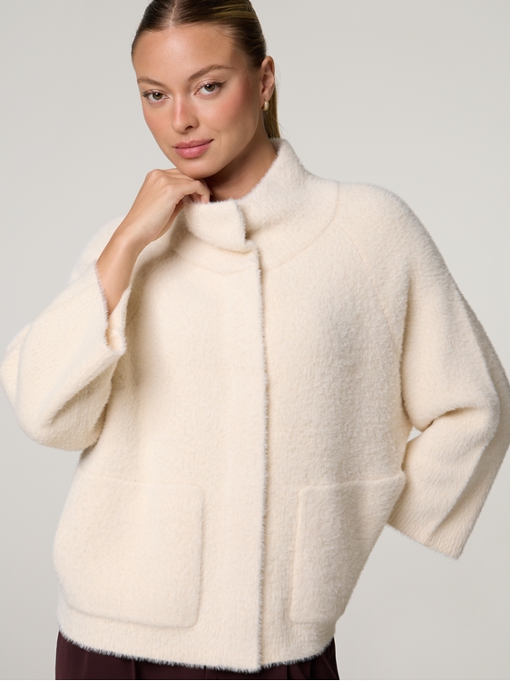 Bild von Strickjacke mit Baumwolle