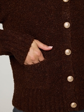 Bild von Strickjacke aus Bouclé