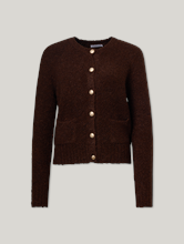 Bild von Strickjacke aus Bouclé