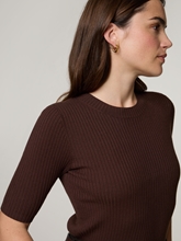 Bild von Strickshirt mit Rippen