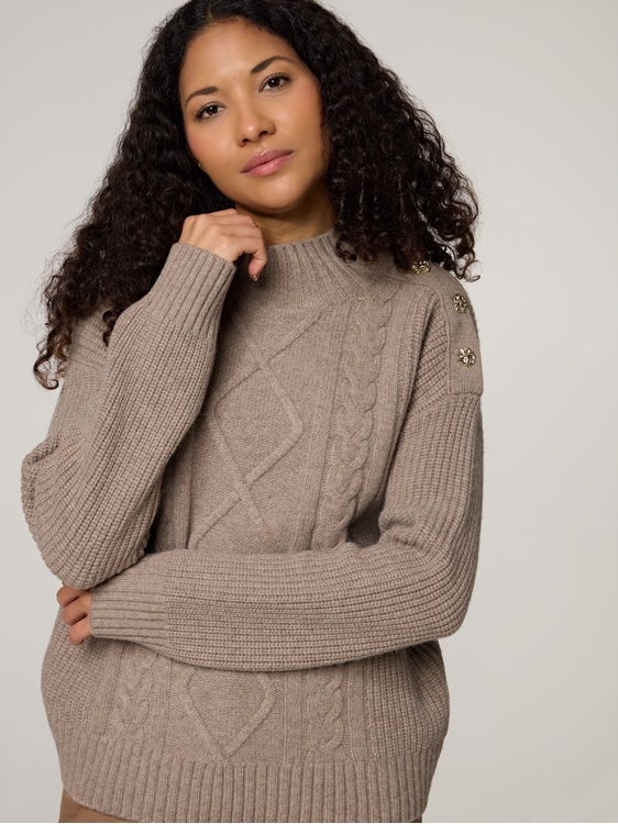 Bild von Strickpullover aus Merinowolle