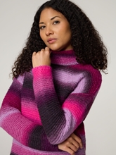 Bild von Stehkragenpullover mit Alpaka