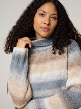 Bild von Stehkragenpullover mit Alpaka