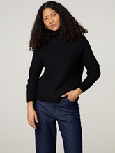 Bild von Strickpullover mit Stehkragen