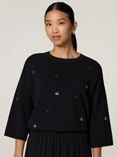 Bild von 3/4 Shirt mit Strasssteinen