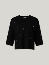 Bild von 3/4 Shirt mit Strasssteinen