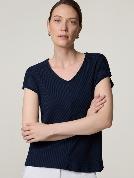 Image sur V-NECKSHIRT STRUKTUR