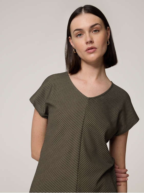 Image sur V-NECKSHIRT STRUKTUR