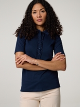 Bild von Poloshirt mit Rüschen