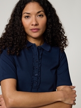Bild von Poloshirt mit Rüschen