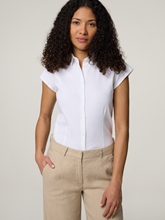 Image sur Chemisier à manches courtes en coton bio