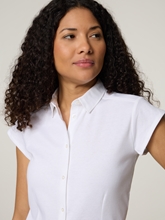 Image sur Chemisier à manches courtes en coton bio