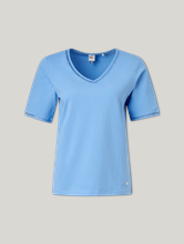 Bild von T-Shirt mit Lochstickerei