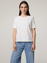 Image sur T-shirt avec broderies CIRA