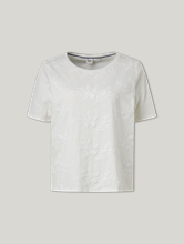 Image sur T-shirt avec broderies CIRA