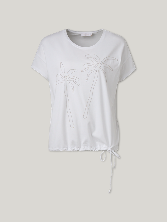 Image sur T-shirt avec strass