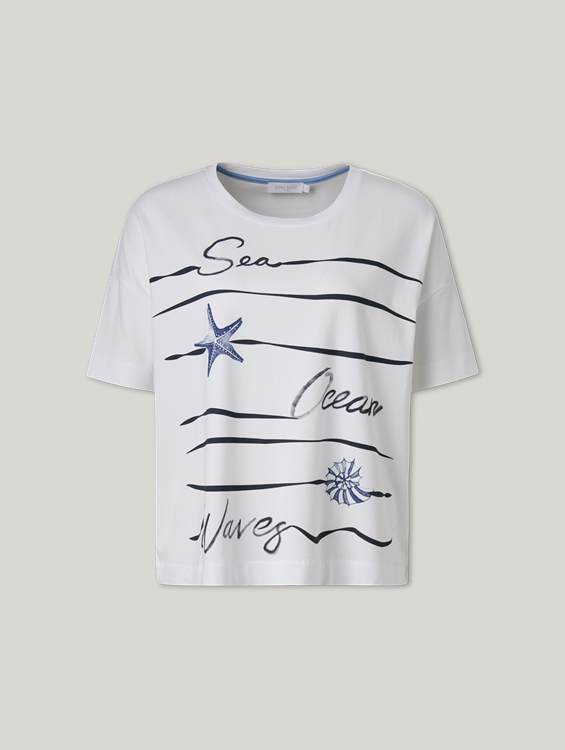 Image sur T-shirt avec imprimé