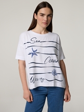 Image sur T-shirt avec imprimé