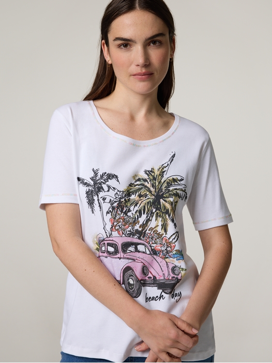 Bild von T-Shirt aus Baumwolle