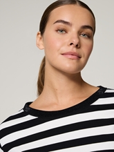 Image sur T-shirt à manches longues rayé