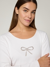 Bild von Langarmshirt mit Strasssteinen