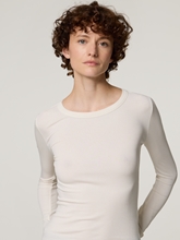 Image sur T-shirt à manches longues avec côtes