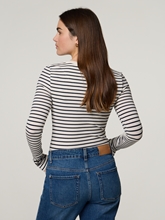 Bild von Langarmshirt im Rippstrick