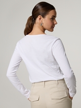 Image sur T-shirt à manches longues en coton