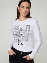 Bild von Langarmshirt mit Print