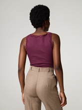 Image sur Top à bretelles avec dentelle