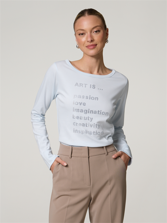 Image sur Langarmshirt mit Strasssteinen
