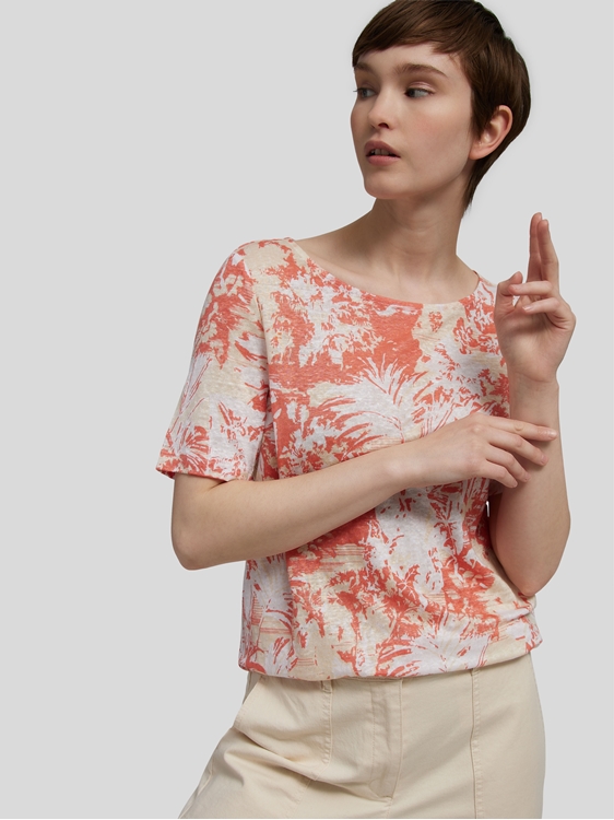 Bild von T-Shirt mit Palmen-Print CARLA