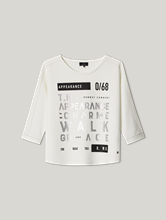 Bild von T-Shirt mit Glitter-Schrift