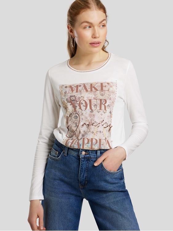 Image sur Shirt à manches longues et écriture