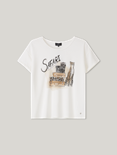 Bild von T-Shirt mit Strass-Print