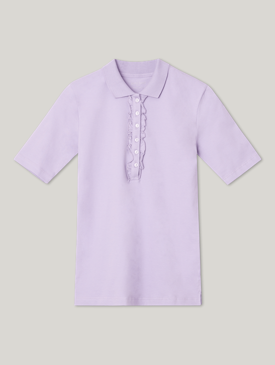 Bild von Poloshirt mit Rüschen