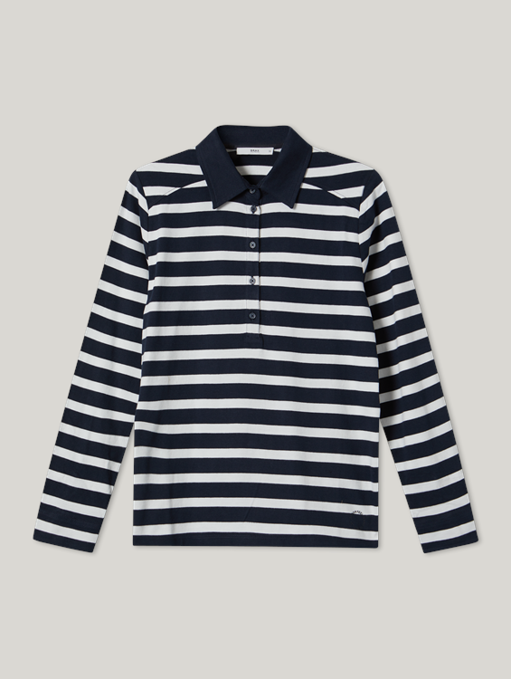 Bild von Poloshirt mit Streifen CLOE