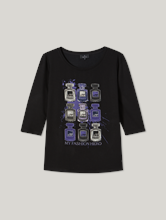 Bild von Shirt mit Strasssteinen