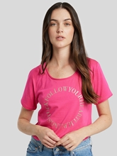 Bild von T-Shirt mit Glitzer-Print